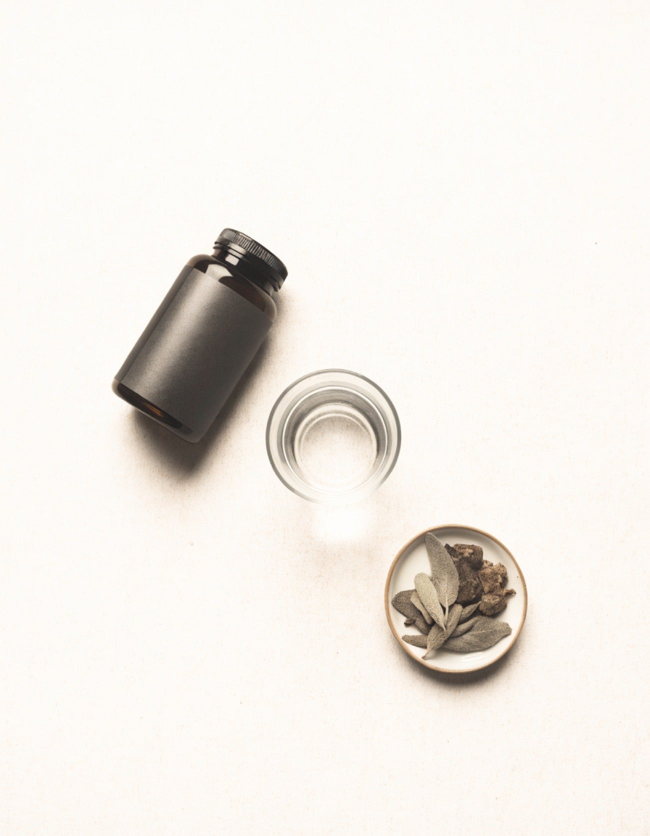 Dried botanicals used in the Daily Balance formula